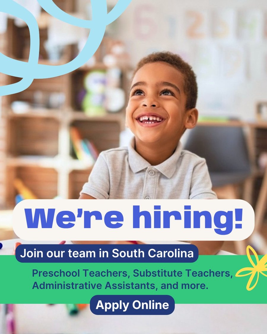 We're hiring post: Join our team in South Carolina